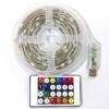 led 10 mètre rgb usb, bluetooth control + télécommande