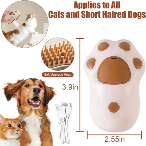 brosse vapeur pour chat et chien